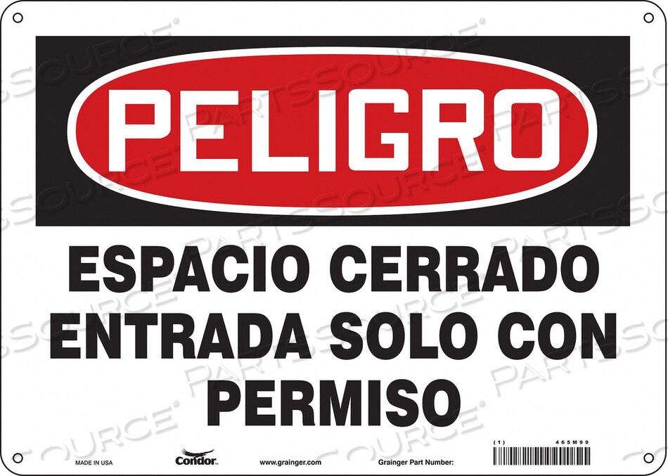 OEM#: 465M99ЗНАК БЕЗОПАСНОСТИ 10 H 14 W АЛЮМИНИЙ от Condor