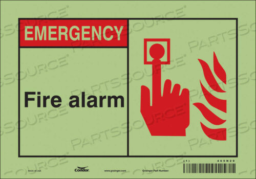 OEM#: 465N20ЗНАК БЕЗОПАСНОСТИ 14 ШX10 В 0,010 ТОЛЩИНА от Condor