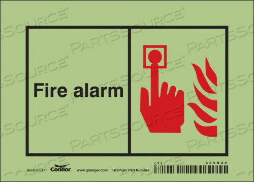 OEM#: 465N42ЗНАК БЕЗОПАСНОСТИ 14 ШX10 В 0,010 ТОЛЩИНА от Condor