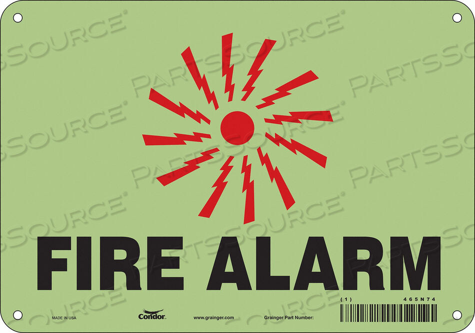 OEM#: 465N74ЗНАК БЕЗОПАСНОСТИ 7 ШX10 В 0,032 ТОЛЩИНА от Condor