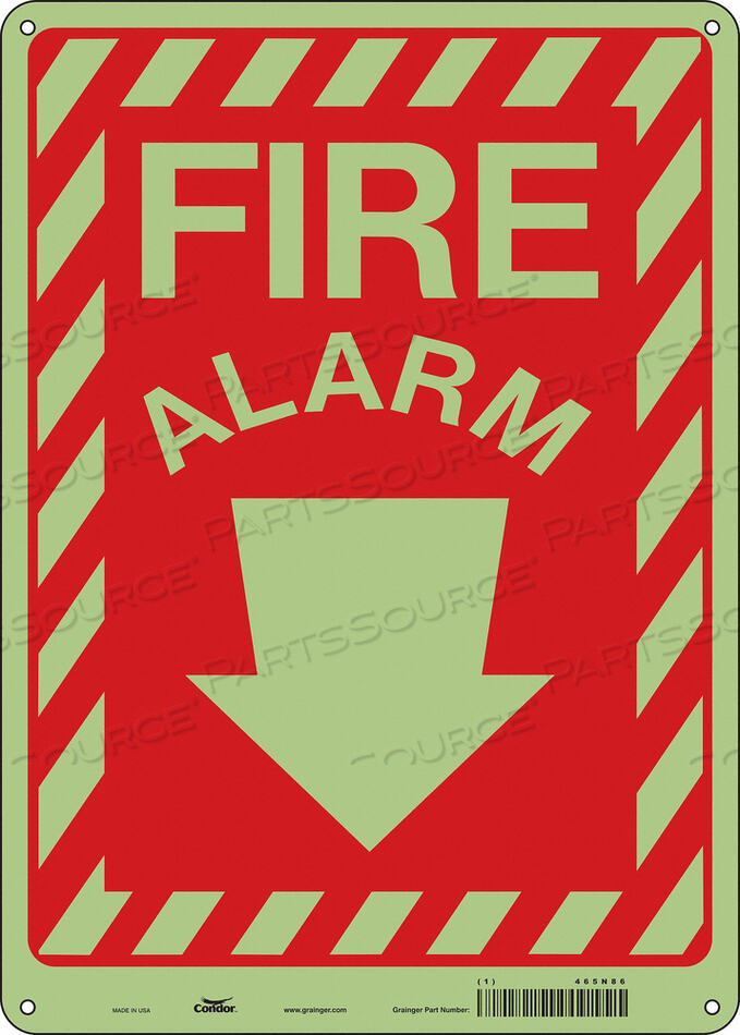 OEM#: 465N86ЗНАК БЕЗОПАСНОСТИ 3-1/2 ШX14 В 0,010 ТОЛЩИНА от Condor