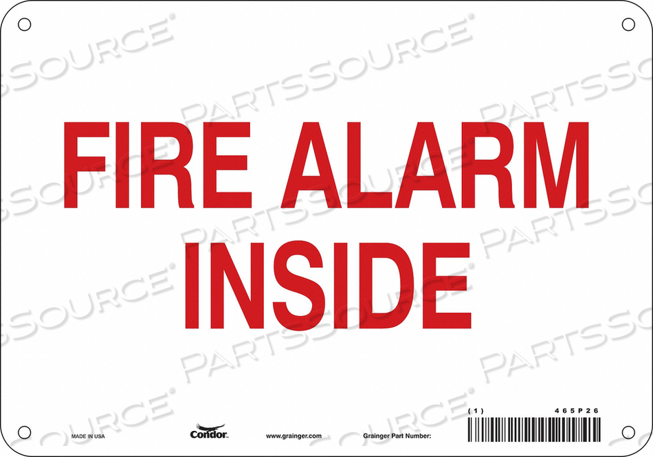 OEM#: 465P26ЗНАК БЕЗОПАСНОСТИ 10 ШX7 В 0,004 ТОЛЩИНА от Condor