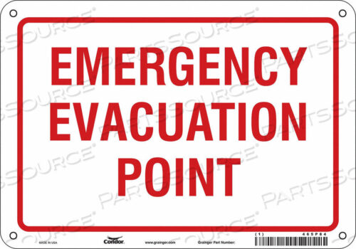 OEM#: 465P84ЗНАК БЕЗОПАСНОСТИ 10 ШX7 В 0,032 ТОЛЩИНА от Condor