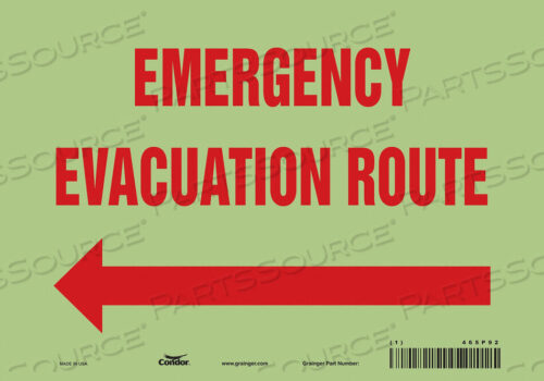 OEM#: 465P92ЗНАК БЕЗОПАСНОСТИ 10 ШX7 В 0,010 ТОЛЩИНА от Condor