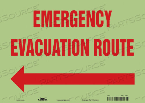 OEM#: 465P93ЗНАК БЕЗОПАСНОСТИ 14 ШX10 В 0,010 ТОЛЩИНА от Condor