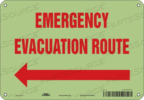 OEM#: 465P94ЗНАК БЕЗОПАСНОСТИ 10 ШX7 В 0,070 ТОЛЩИНА от Condor