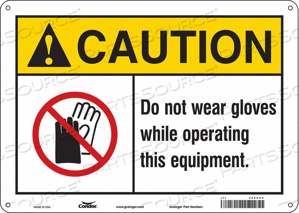 OEM#: 465U65ЗНАК БЕЗОПАСНОСТИ ИНДИВИДУАЛЬНАЯ ЗАЩИТА 10 H от Condor