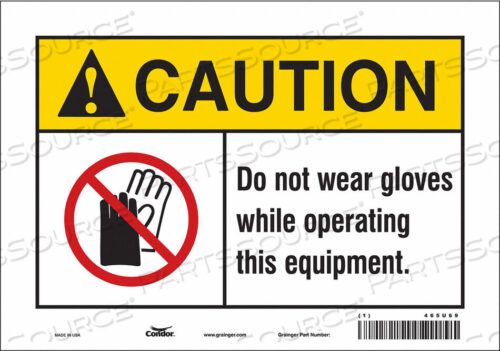 OEM#: 465U69ЗНАК БЕЗОПАСНОСТИ ИНДИВИДУАЛЬНАЯ ЗАЩИТА 7 H от Condor