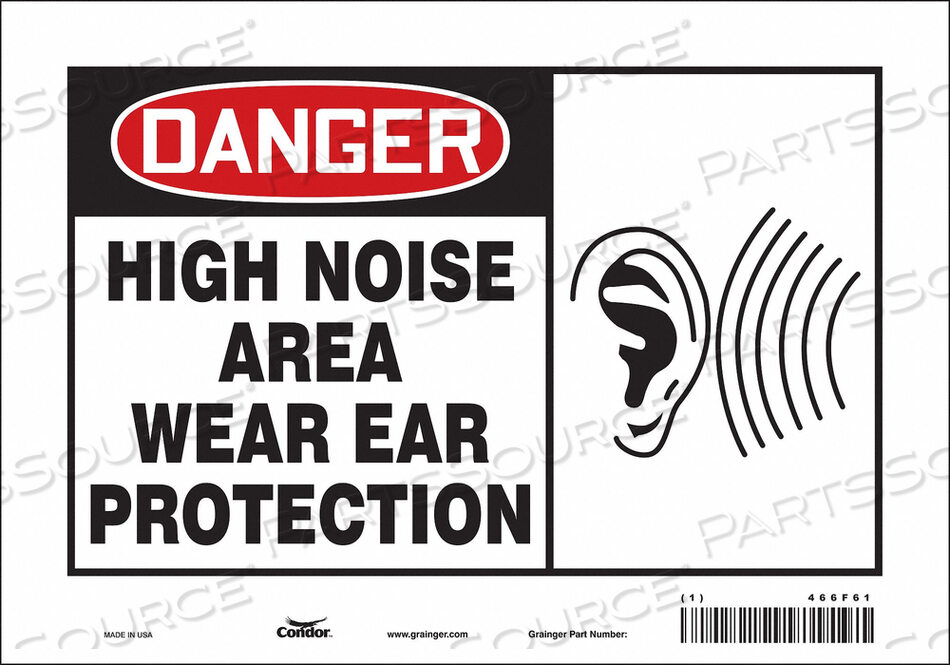 OEM#: 466F61ЗНАК БЕЗОПАСНОСТИ 10 Ш 7 В 0,004 ТОЛЩИНА от Condor