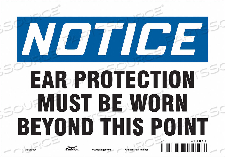 OEM#: 466G10ЗНАК БЕЗОПАСНОСТИ 10 Ш 7 В 0,004 ТОЛЩИНА от Condor