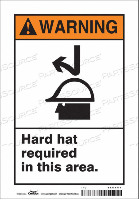 OEM#: 466N67ЗНАК БЕЗОПАСНОСТИ ИНДИВИДУАЛЬНАЯ ЗАЩИТА 10 H от Condor