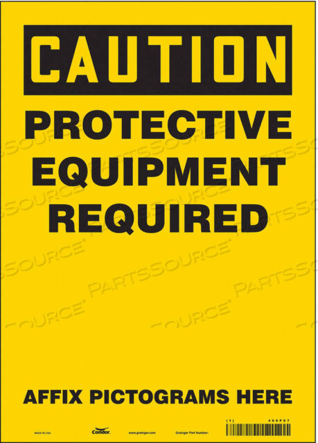 OEM#: 466P67ЗНАК БЕЗОПАСНОСТИ 14 H 10 W VINYL от Condor