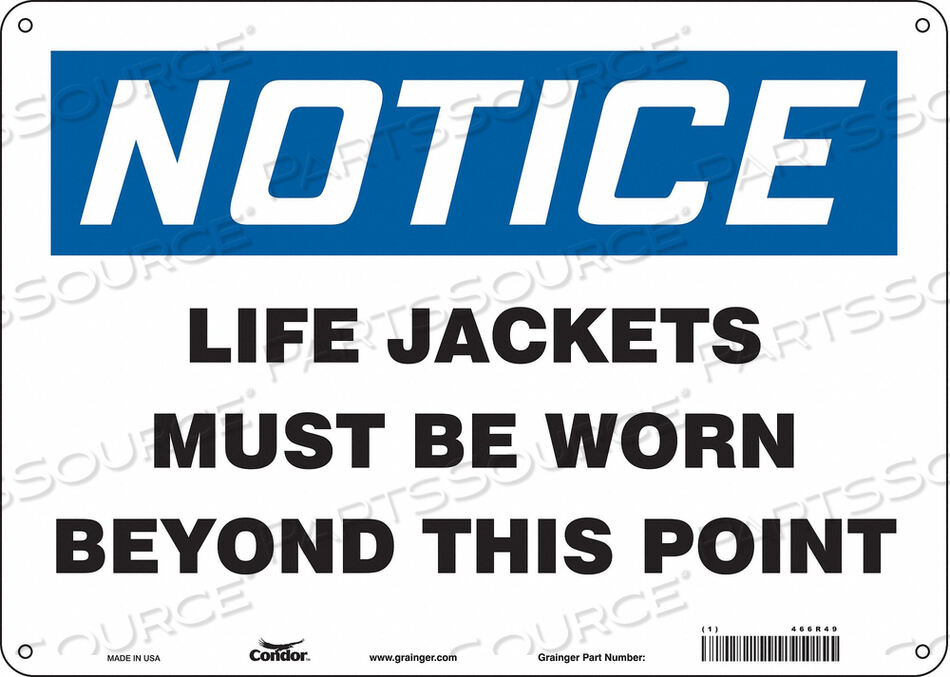 OEM#: 466R49ЗНАК БЕЗОПАСНОСТИ 10 H 10 W ПЛАСТИКОВЫЙ от Condor
