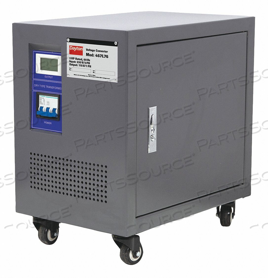 OEM#: 467L76ПРЕОБРАЗОВАТЕЛЬ НАПРЯЖЕНИЯ 60 ГЦ 21,0 Г от DAYTON ELECTRIC MANUFACTURING CO