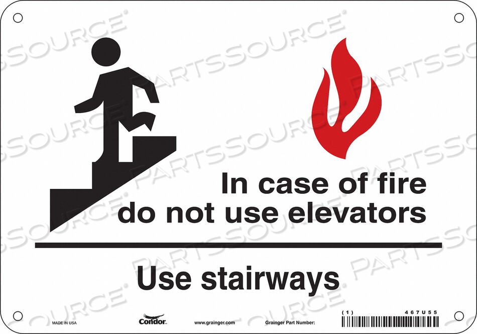 OEM#: 467U55J7009 ЗНАК БЕЗОПАСНОСТИ 7 X10 ПЛАСТИКОВЫЙ от Condor