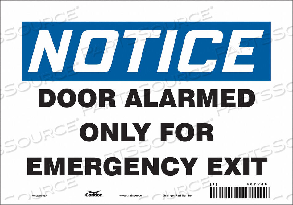 OEM#: 467V46ЗНАК БЕЗОПАСНОСТИ 7 X10 ВИНИЛОВЫЙ от Condor
