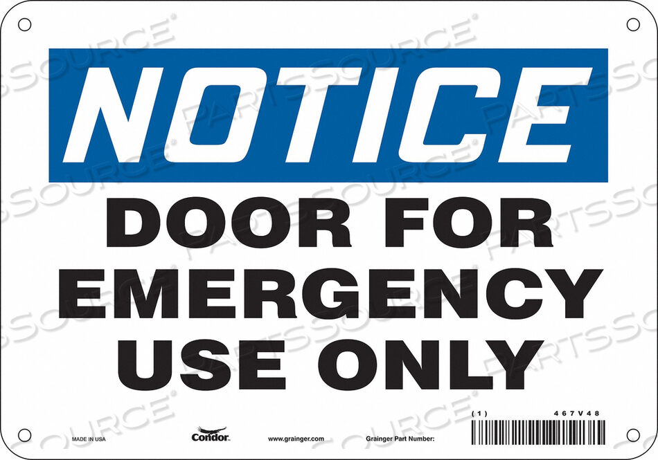 OEM#: 467V48ЗНАК БЕЗОПАСНОСТИ 7 X10 АЛЮМИНИЙ от Condor