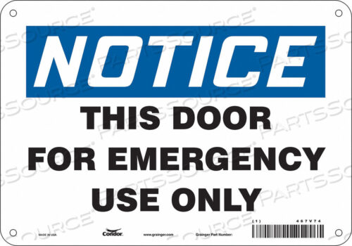 OEM#: 467V74ЗНАК БЕЗОПАСНОСТИ 7 X10 АЛЮМИНИЙ от Condor