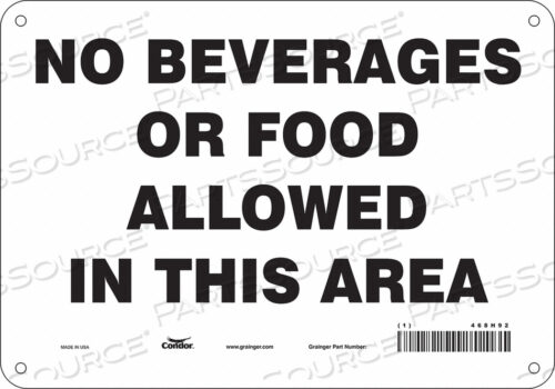 OEM#: 468H92J7011 SAFETY SIGN 10 W 7 H 0.032 THICKNESS by Condor