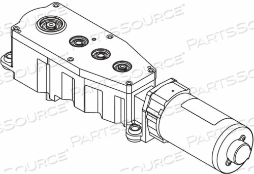 OEM#: 9540-3454 LHMOTOR GEAR BOX SLVR ALUM 16-1/2 IN L LH от LCN