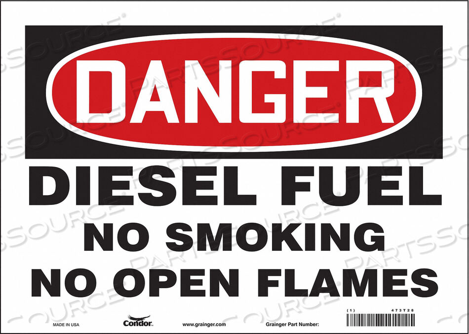 OEM#: 473T28J6921 ЗНАК «КУРИТЬ ЗАПРЕЩЕНО» 14 ШX10 В 0,004 ТОЛЩИНА от Condor