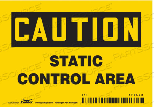 ЗНАК ОПАСНОСТИ 5 Ш X 3-1/2 В ТОЛЩИНА 0,004