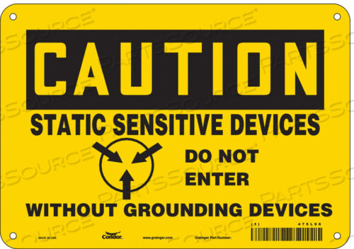 ЗНАК ОПАСНОСТИ 10 ШX7 В 0,032 ТОЛЩИНА