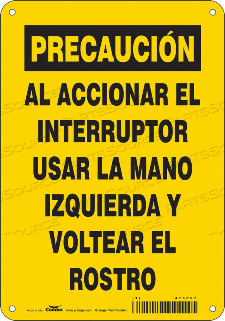 ЗНАК БЕЗОПАСНОСТИ 7 Ш 10 В 0,032 ТОЛЩИНА