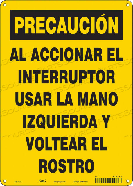 ЗНАК БЕЗОПАСНОСТИ 10 Ш 14 В 0,032 ТОЛЩИНА