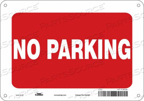 TRAFFIC SIGN 10 W 7 H 0.055 THICKNESS