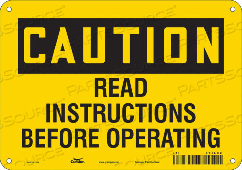 ЗНАК БЕЗОПАСНОСТИ 10 ШX7 В 0,055 ТОЛЩИНА