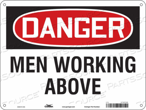 SAFETY SIGN 24 W 18 H 0.055 THICKNESS