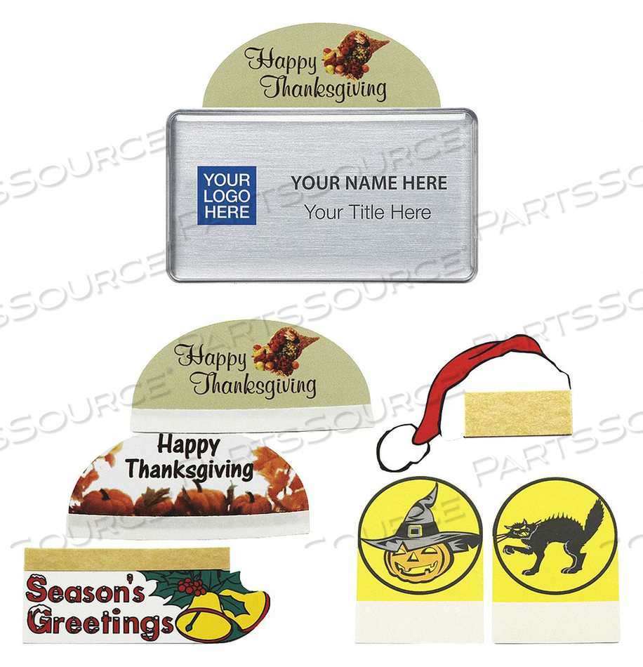 OEM#: 906256BADGE HOLIDAY BLANK LEGEND PK10 от Mighty Badge