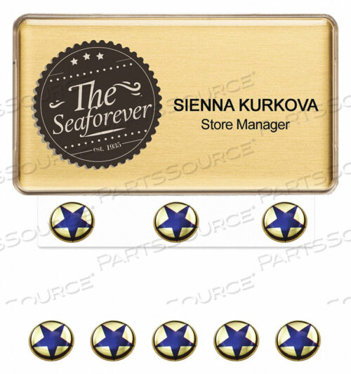 OEM#: 906289BADGE STAR INKJET BLANK LEGEND PK10 от Mighty Badge