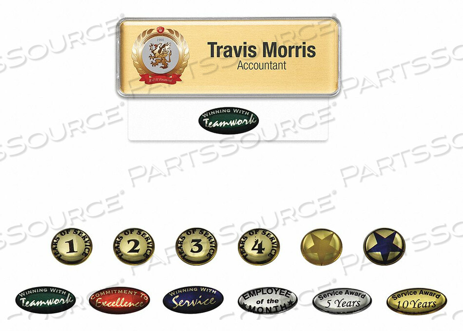 OEM#: 906294BADGE STAR BLANK LEGEND PK10 от Mighty Badge