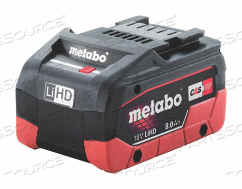 OEM#: 18V 8.0AH LIHDАККУМУЛЯТОРНАЯ БАТАРЕЯ 18.0V LI-ION 8.0AH от Metabo