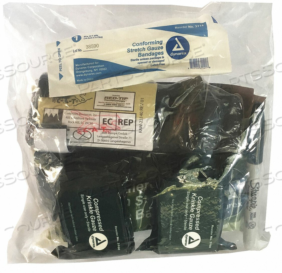 OEM#: MS-CFA-STB 1STOP BLEED KIT 9 COMPONENTS PK5 от Medsource