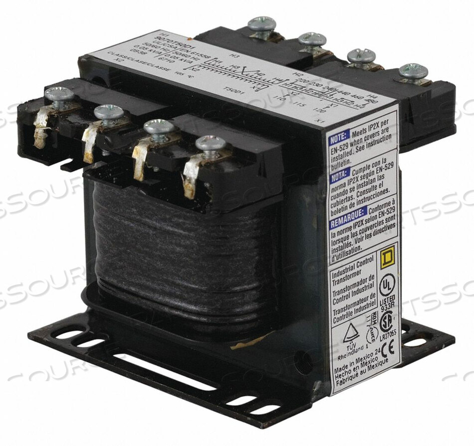 OEM#: 9070T50D12УПРАВЛЕНИЕ ТРАНСФОРМАТОРОМ 50ВА 480В240В от Square D