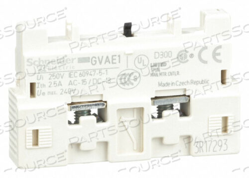 OEM#: GVAE1Ручной стартер AUX CONTACT 250 В переменного тока 2,5 А от APC / American Power Conversion