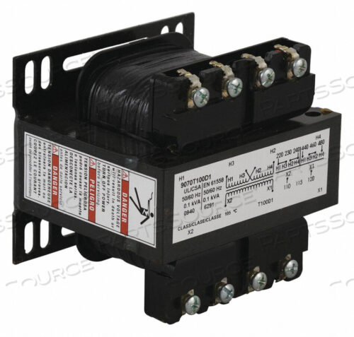 OEM#: 9070T100D31XFMR CONTROL 100VA 240/480V120/240V от Square D