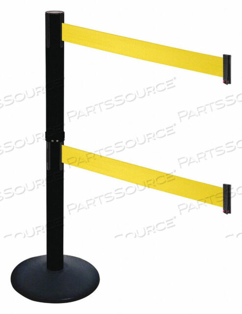 OEM#: 331DPSB-YWBARRIER СТОЙКА ПВХ СТОЙКА ЧЕРНЫЙ РЕМЕНЬ YLW 40INH от VISIONTRON Corp.