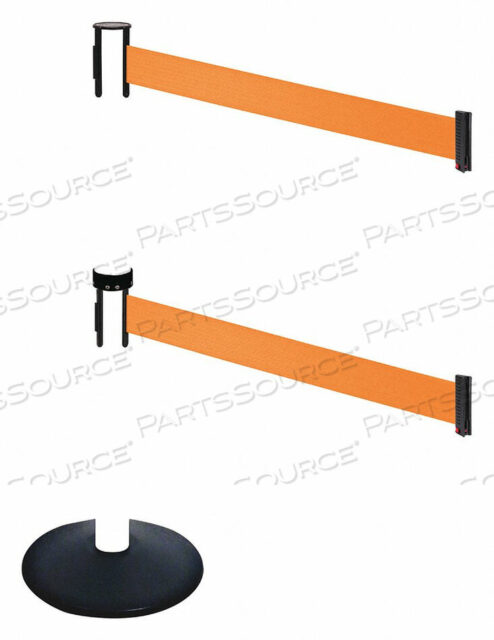 OEM#: 331DPWH-ORBARRIER POST 40 IN H ОРАНЖЕВЫЙ ПОЯС С ОСНОВАНИЕМ от VISIONTRON Corp.