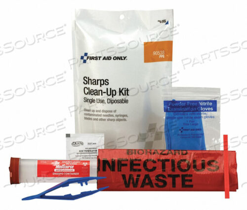 OEM#: 90538НАБОР ДЛЯ ЧИСТКИ SHARPS 8-27/64 ДЮЙМА L БЕЛЫЙ от First Aid Only