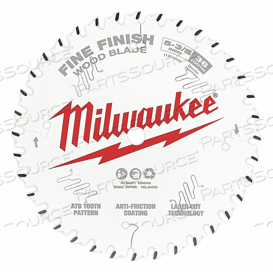 OEM#: 48-40-0524ДИАМЕТР ДИСКОЛЬЗЯЩЕЙ ПИЛЫ 5-3/8 ДЮЙМА от Milwaukee Electric Tools