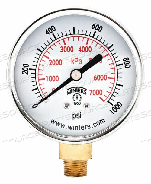 OEM#: PEM290МАНОМЕТР 2-1/2 РАЗМЕР ЦИФЕРБЛАТА ЧЕРНЫЙ от Winters Instruments