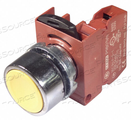 H7078 NON-ILLUMINATED PUSH BUTTON YELLOW