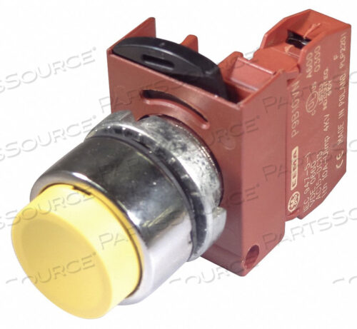 H7078 КНОПКА БЕЗ ПОДСВЕТКИ ЖЕЛТАЯ