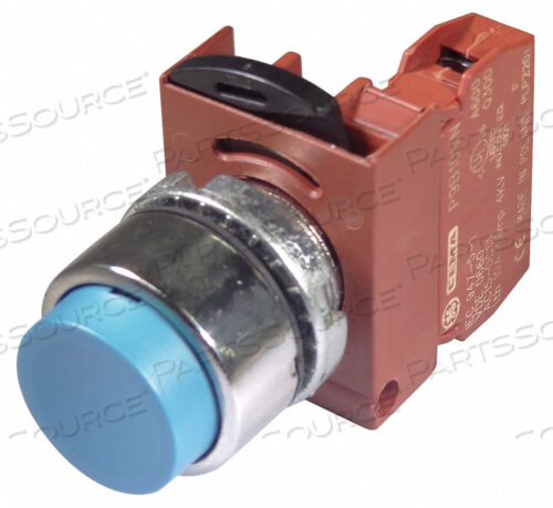 H7078 КНОПКА БЕЗ ПОДСВЕТКИ СИНЯЯ