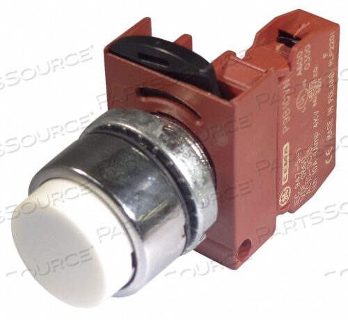 H7078 КНОПКА БЕЗ ПОДСВЕТКИ БЕЛАЯ