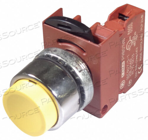 H7078 КНОПКА БЕЗ ПОДСВЕТКИ ЖЕЛТАЯ